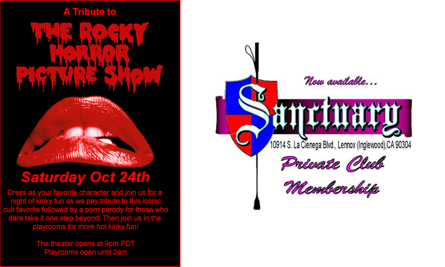 Sanctuary LAX to Host 'Rocky Horror Picture Show' Tribute Oct. 24