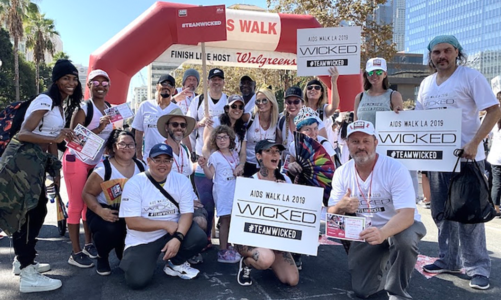Team Wicked Raises More Than $12K for AIDS Walk LA 2020