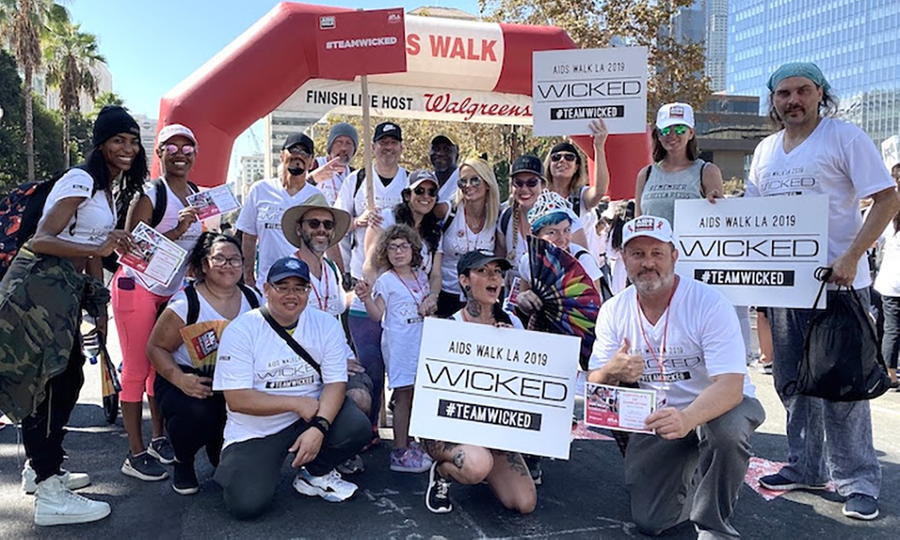 Team Wicked Raises More Than $12K for AIDS Walk LA 2020