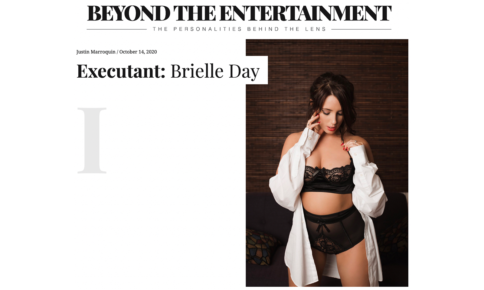 Brielle Day Spills the Beans in Beyond Entertainment Interview