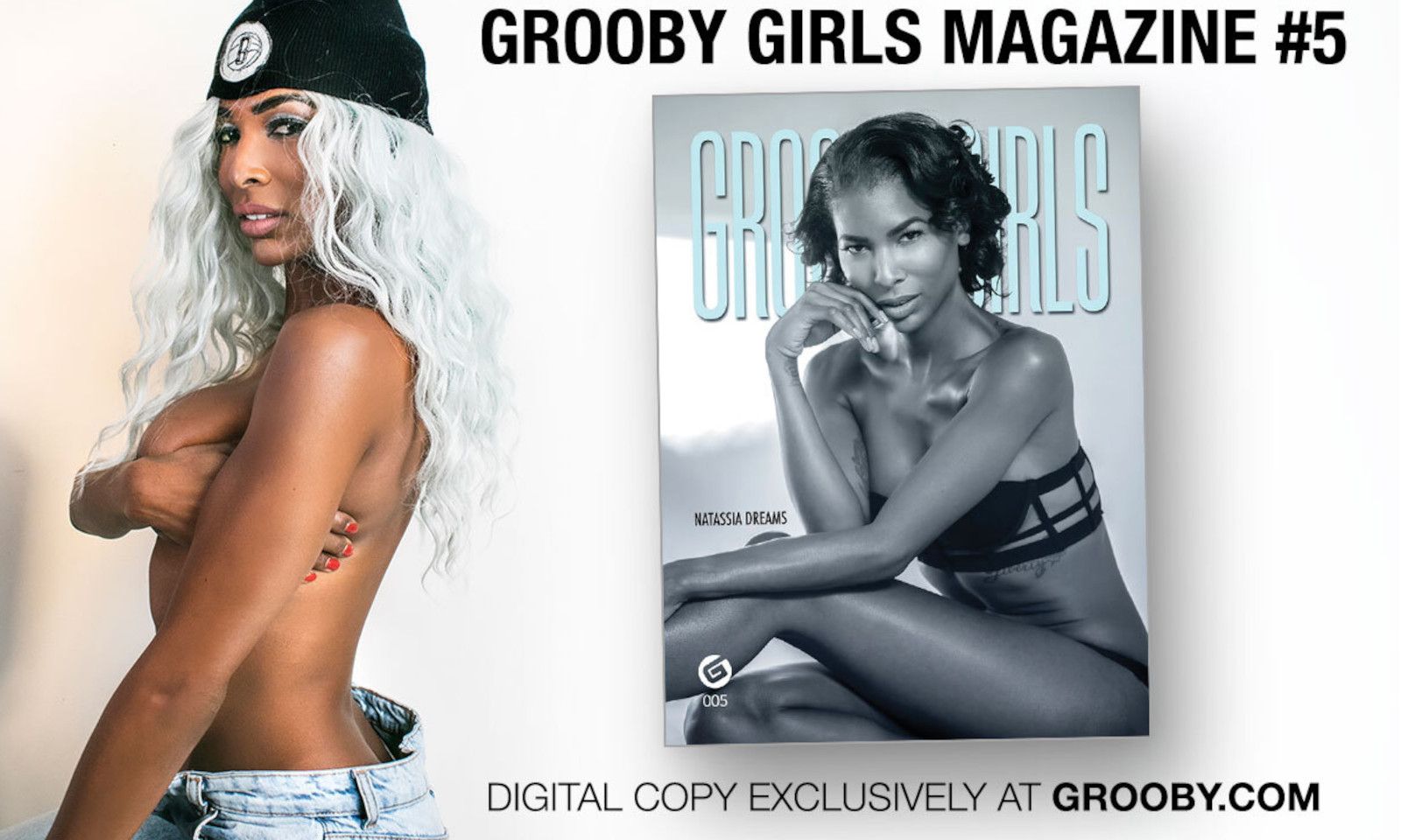 Grooby Girls Magazine Features Natassia Dreams on Its Cover