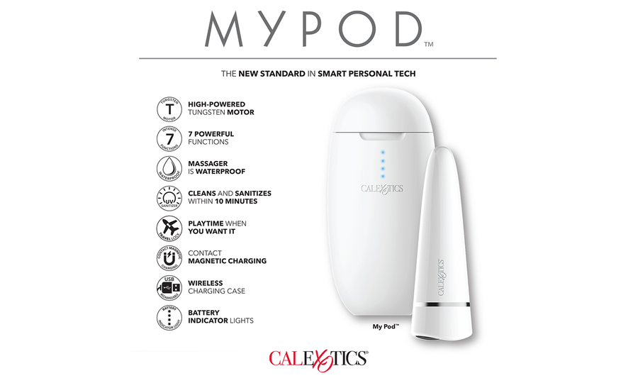 CalExotics Offers My Pod, World's 1st Wireless Charging Massager