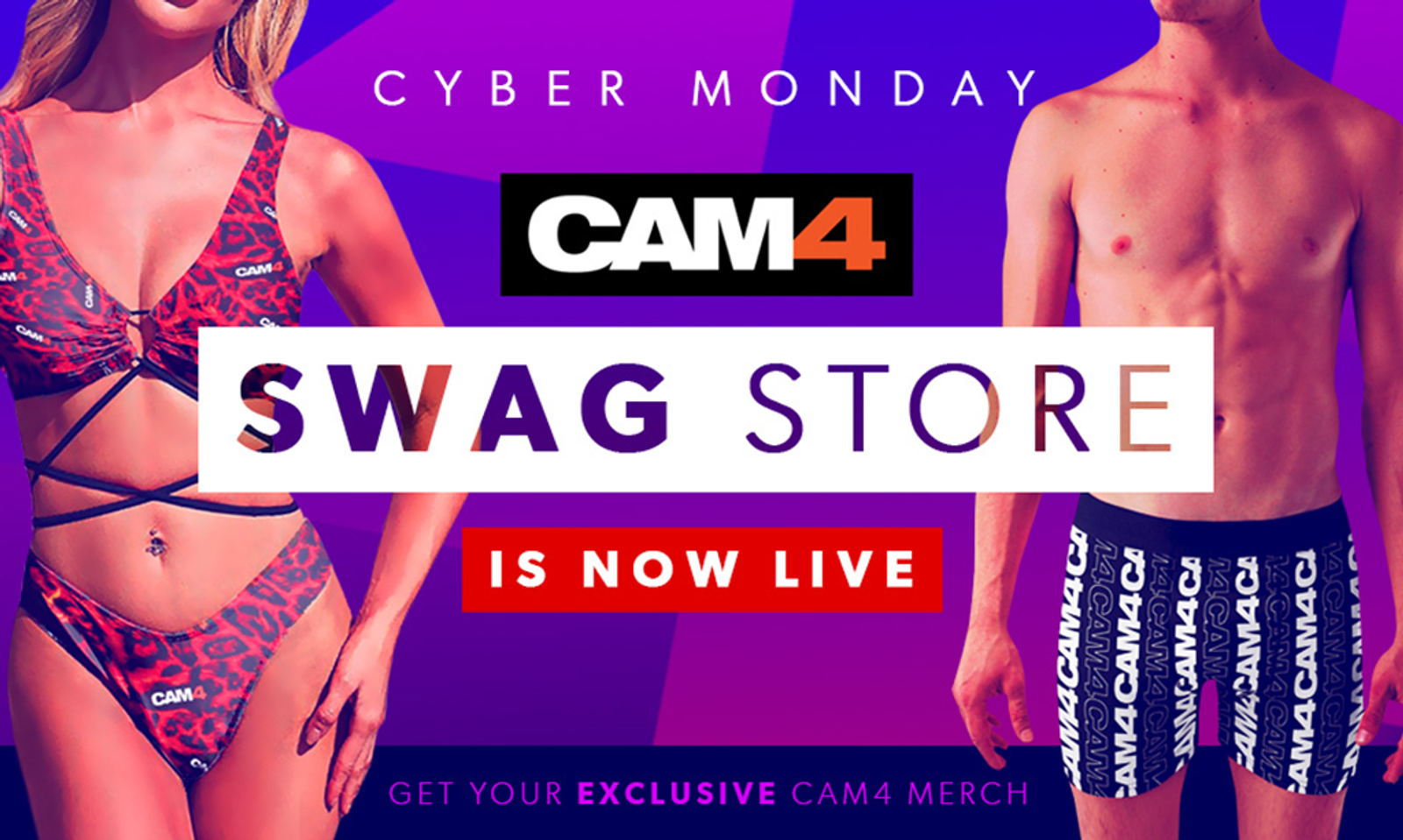 CAM4’s Swag Store, Offering New Apparel & Merch, Launches Today
