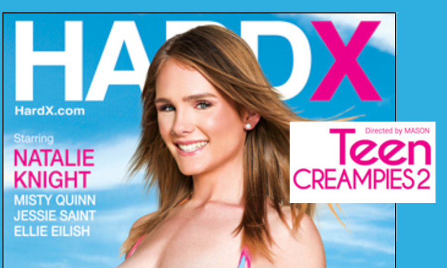 Natalie Knight Gets the Cover of Hard X’s New ‘Teen Creampies 2’