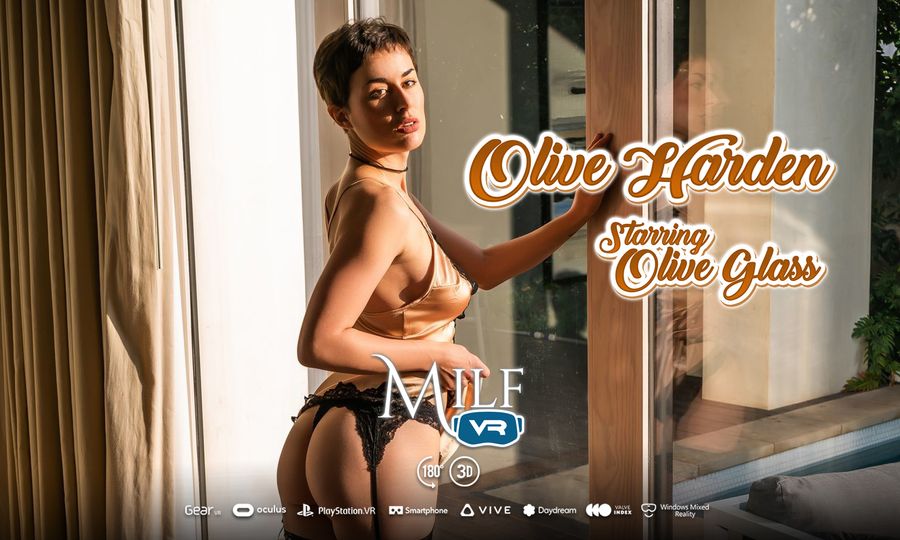 Olive Glass Stars in MILF VR's 'Olive Harden'