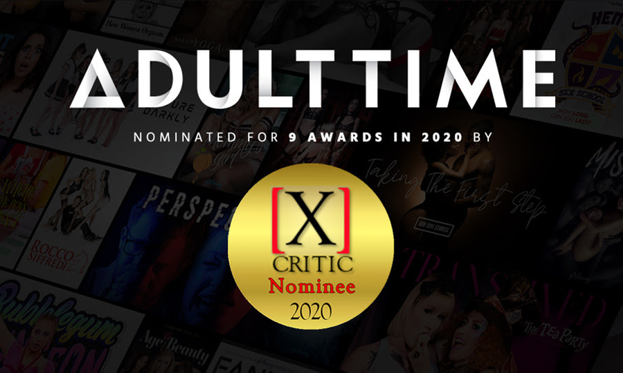 XCritic Nominates Adult Time & Its Content for Nine Awards
