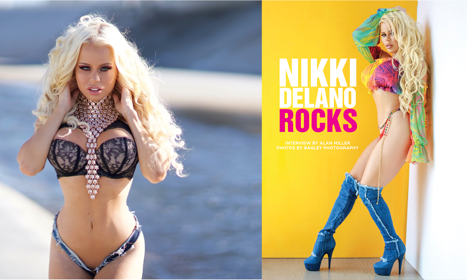 Nikki Delano Featured In January Issue of Hustler Magazine