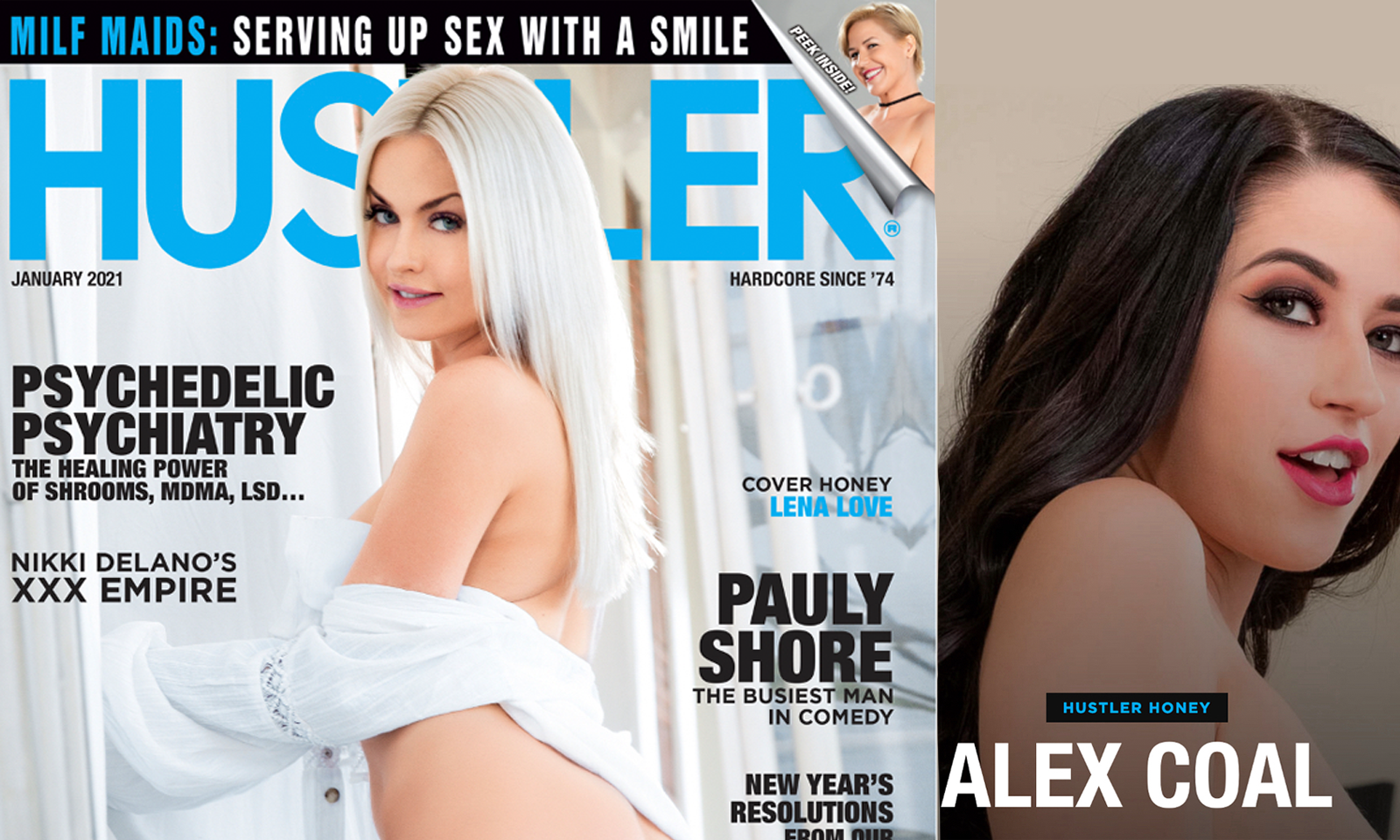 Alex Coal Is Hustler Honey in Hustler Magazine's Latest Issue