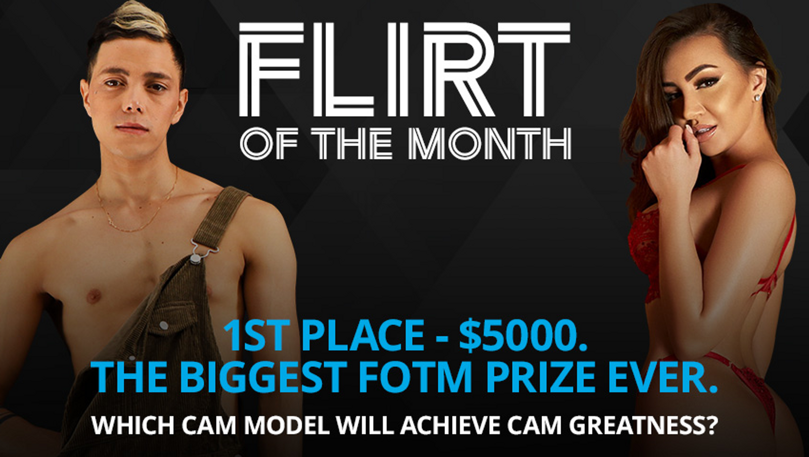 Flirt4Free Raises Stakes for Flirt of the Month Title