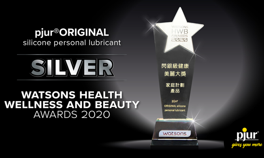 Pjur Wins Watsons' Health, Wellness and Beauty Award 2020