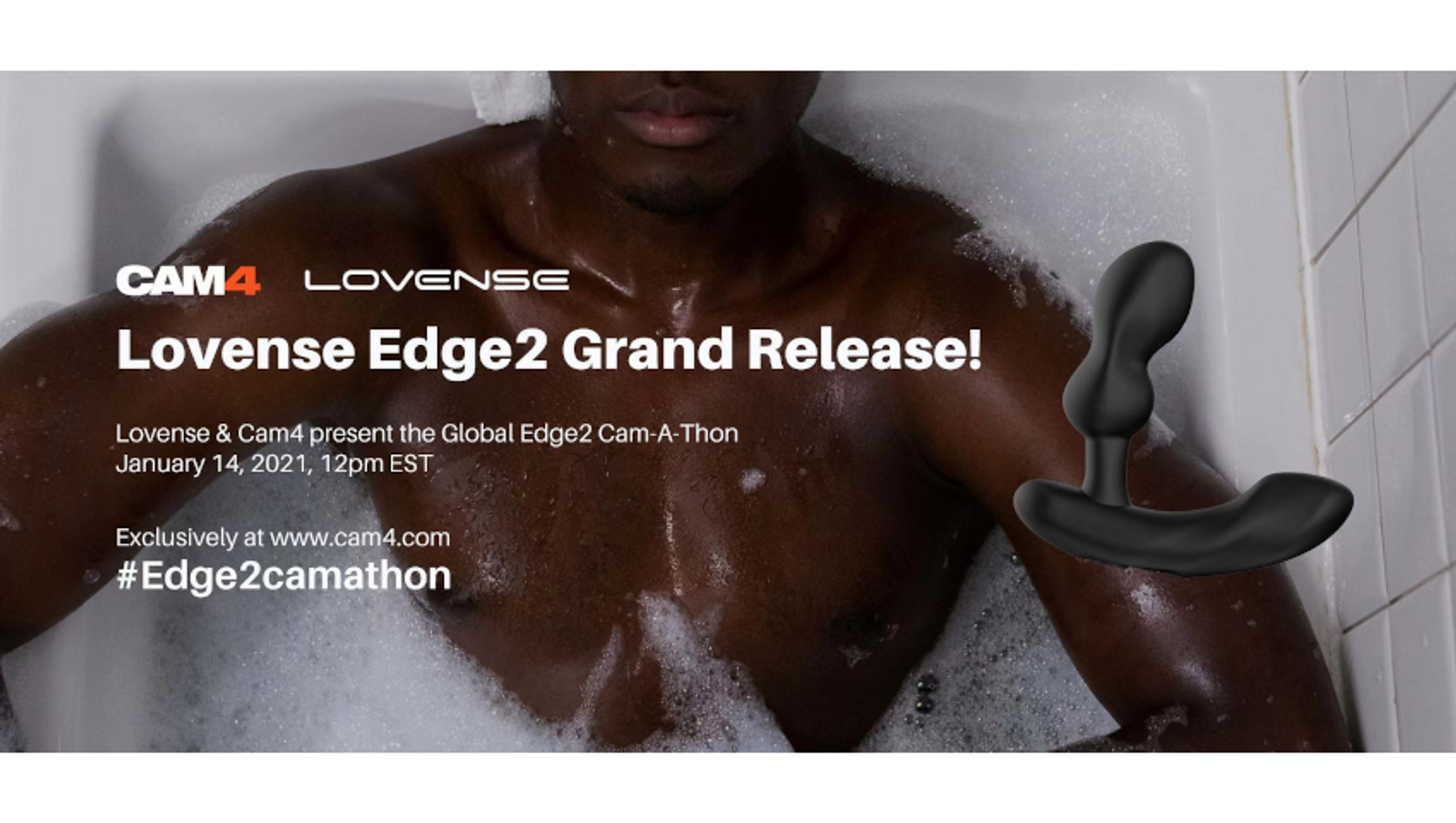 Lovense Partners With Cam4 on Lovense Edge2 Release