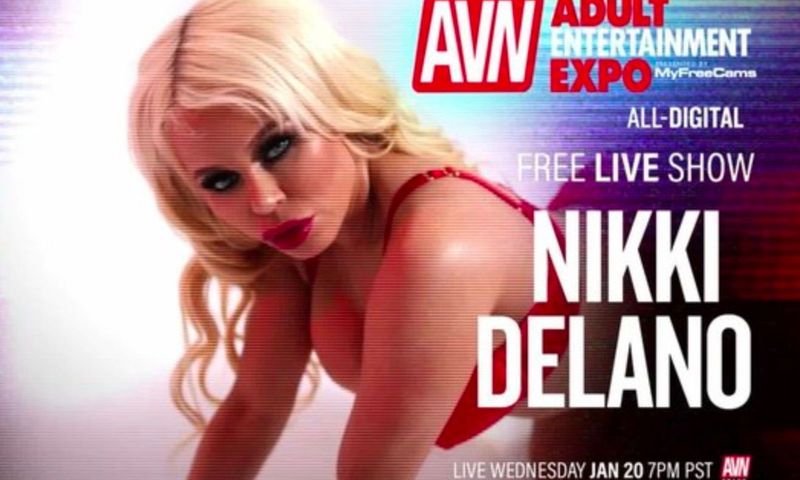 Nikki Delano to Host Live Show Today During 2021 AVN AEE