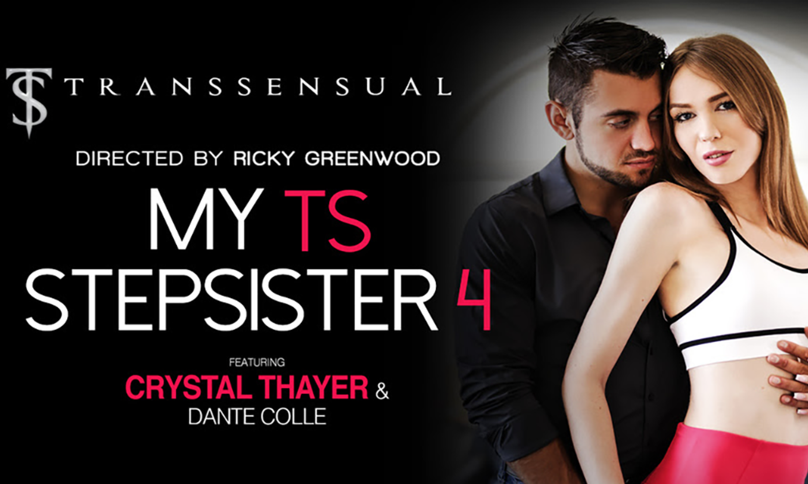 Crystal Thayer on Cover of TransSensual’s ‘My TS Stepsister 4’