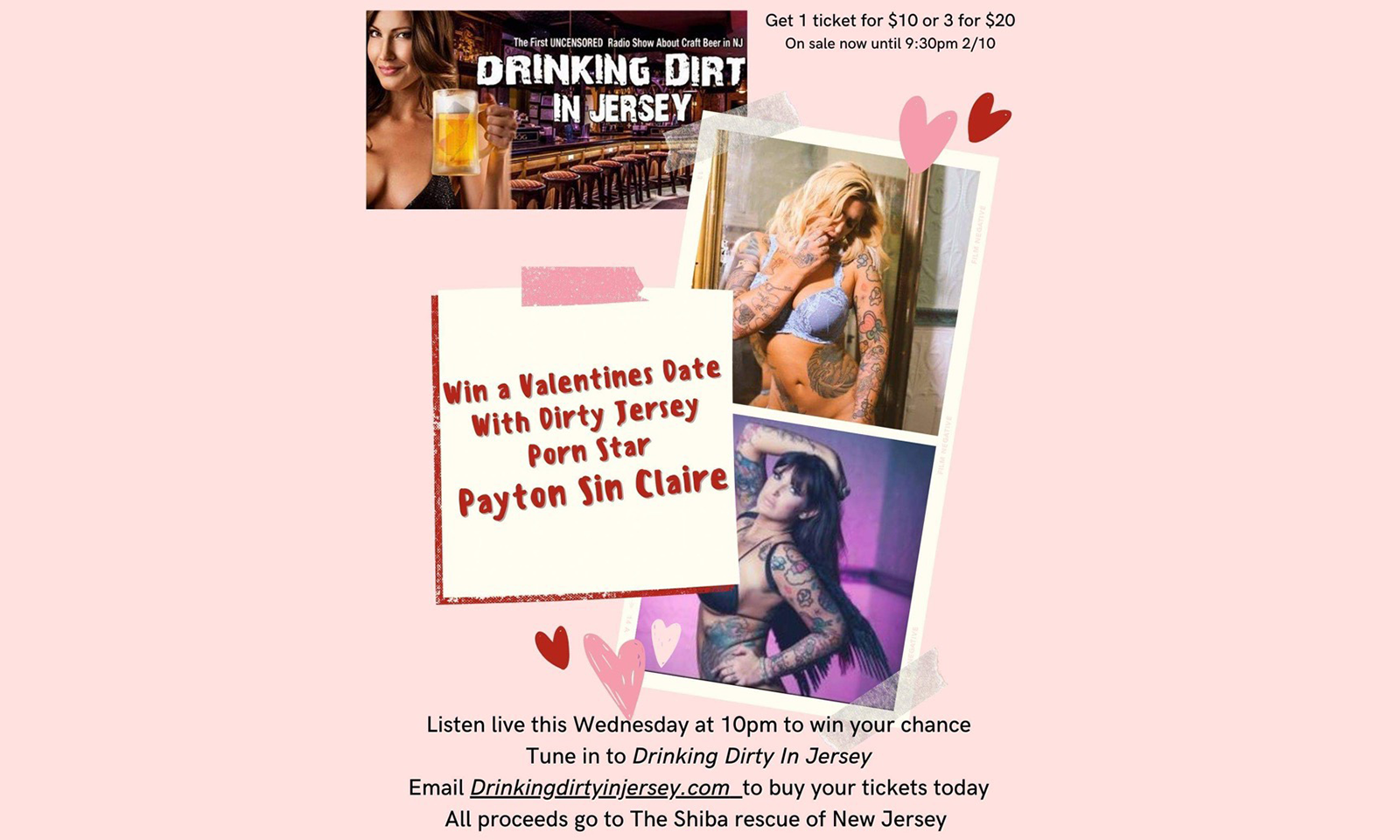 Win a Date With Payton Sin Claire on 'Drinking Dirty in Jersey'