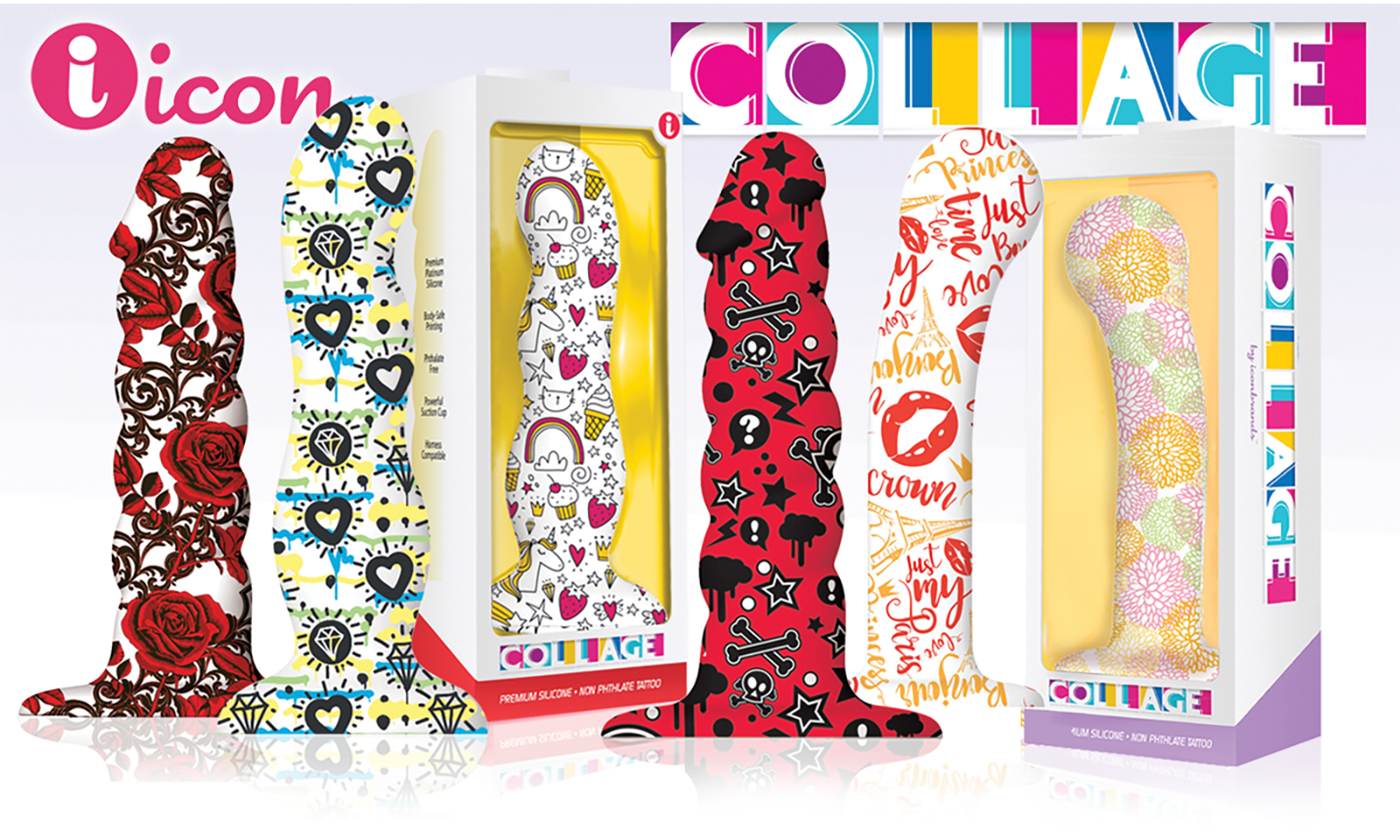 Icon Brands Offers Tattooed Love Toy Collection 'Collage'