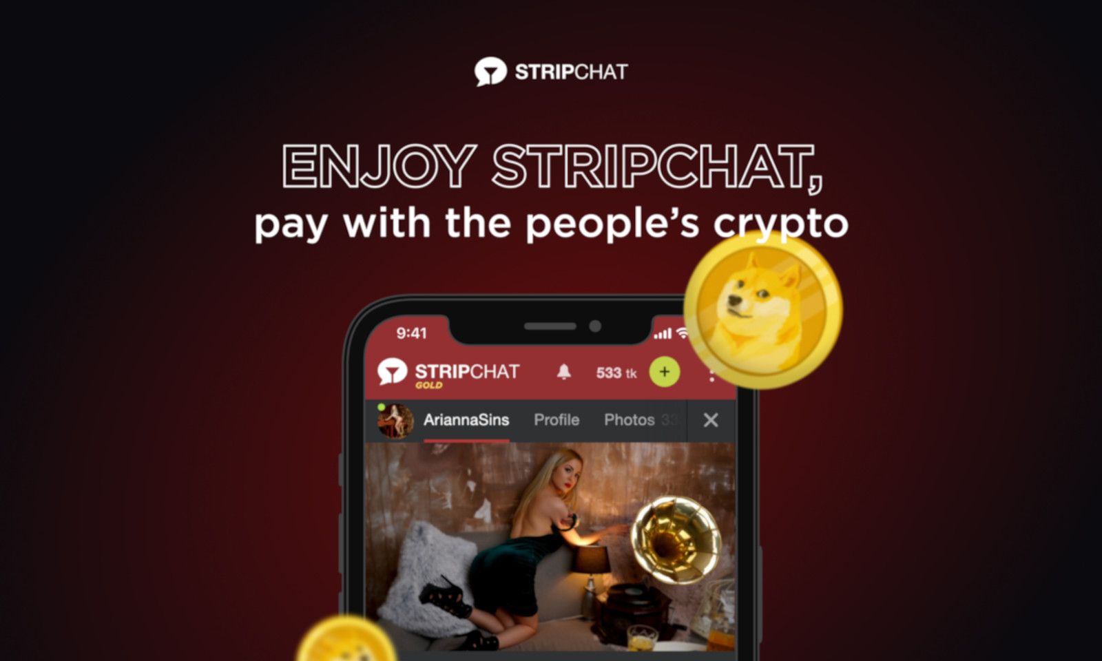 Stripchat Is Now Accepting Dogecoin Cryptocurrency