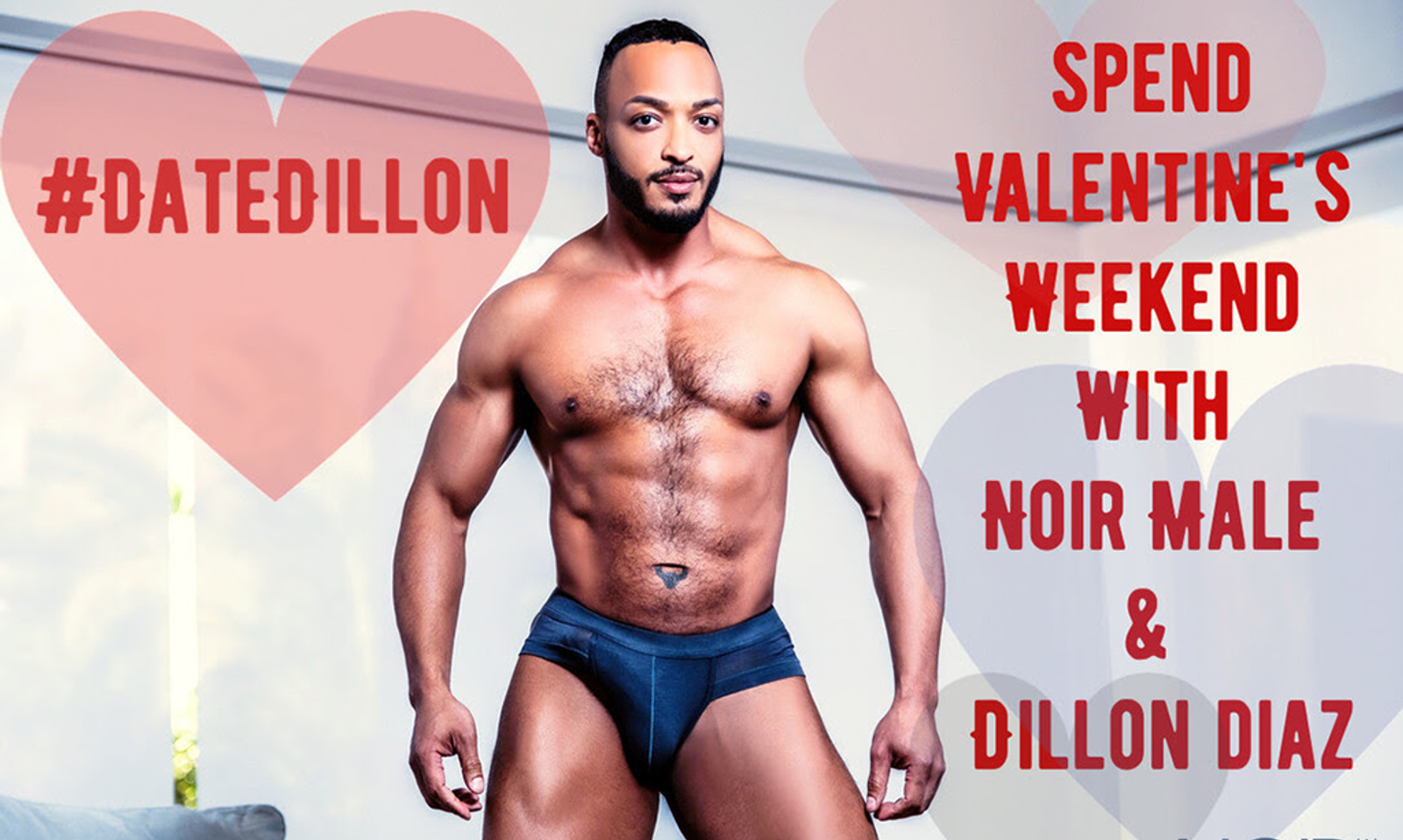 Dillon Diaz Hosts Virtual Valentine’s via Noir Male Twitter, IG