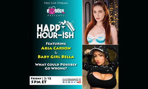 Baby Girl Bella, Aria Carson on Exxxotica's Happy Hour-ish Today