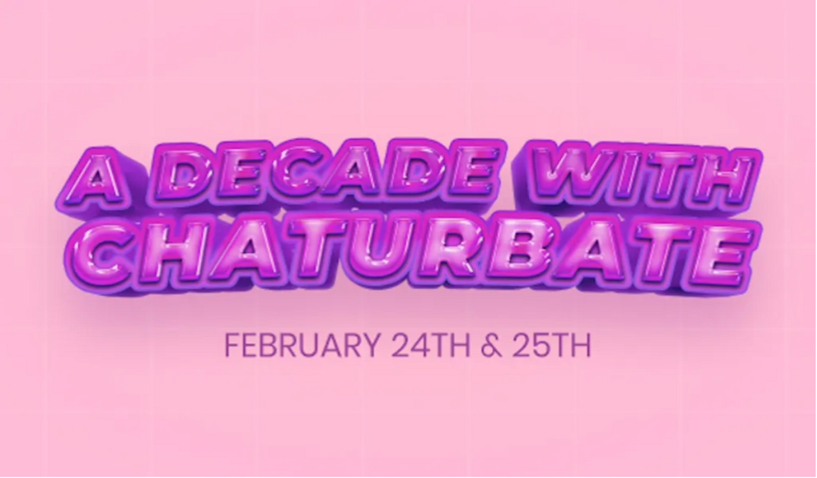 Chaturbate Announces Winners of 10-Year Anniversary Awards Show