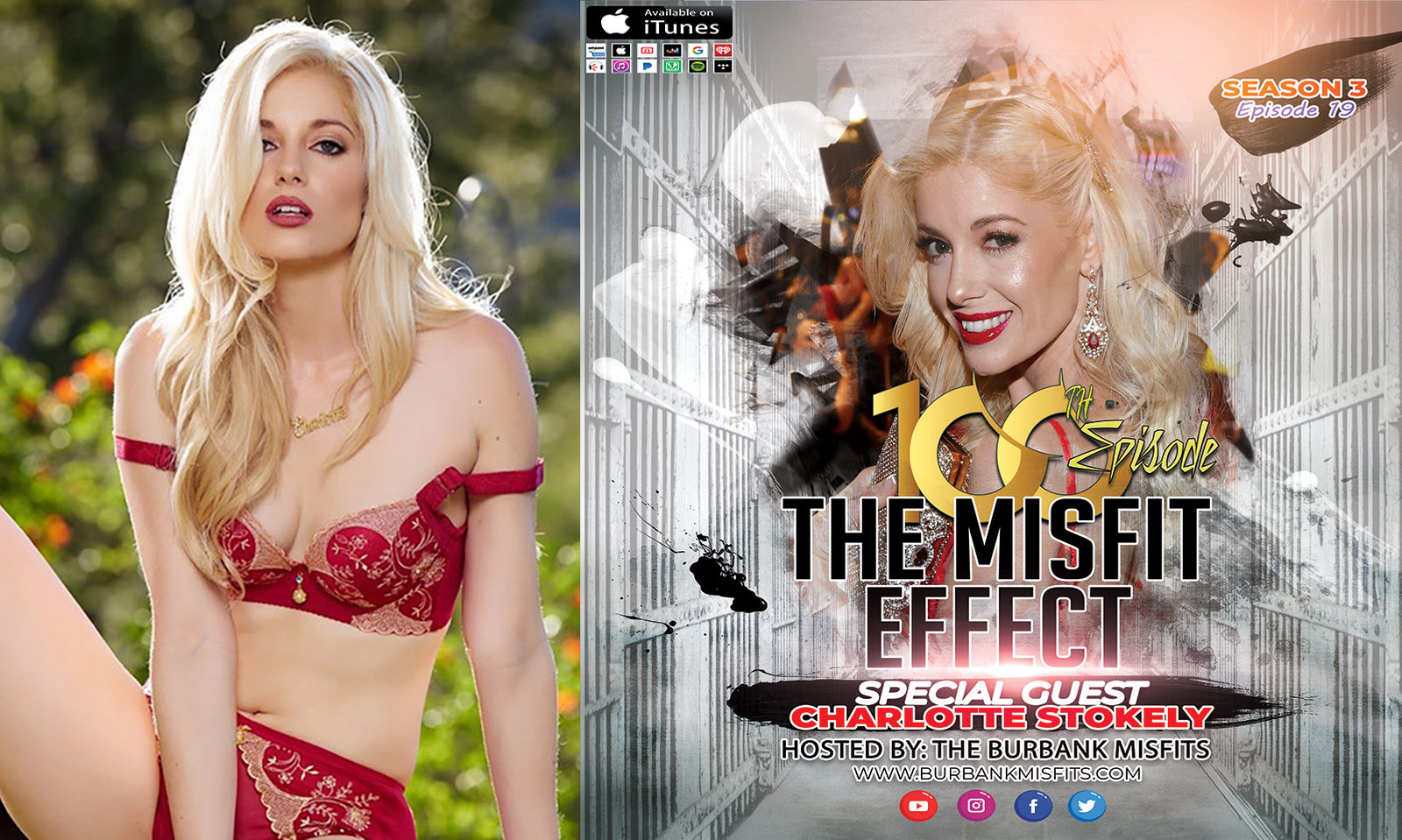 Charlotte Stokely Interviewed on Burbank Misfits' 100th Podcast