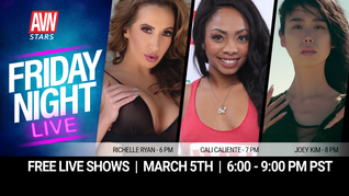 AVN Stars Announces ‘Friday Night Live’ Lineup 