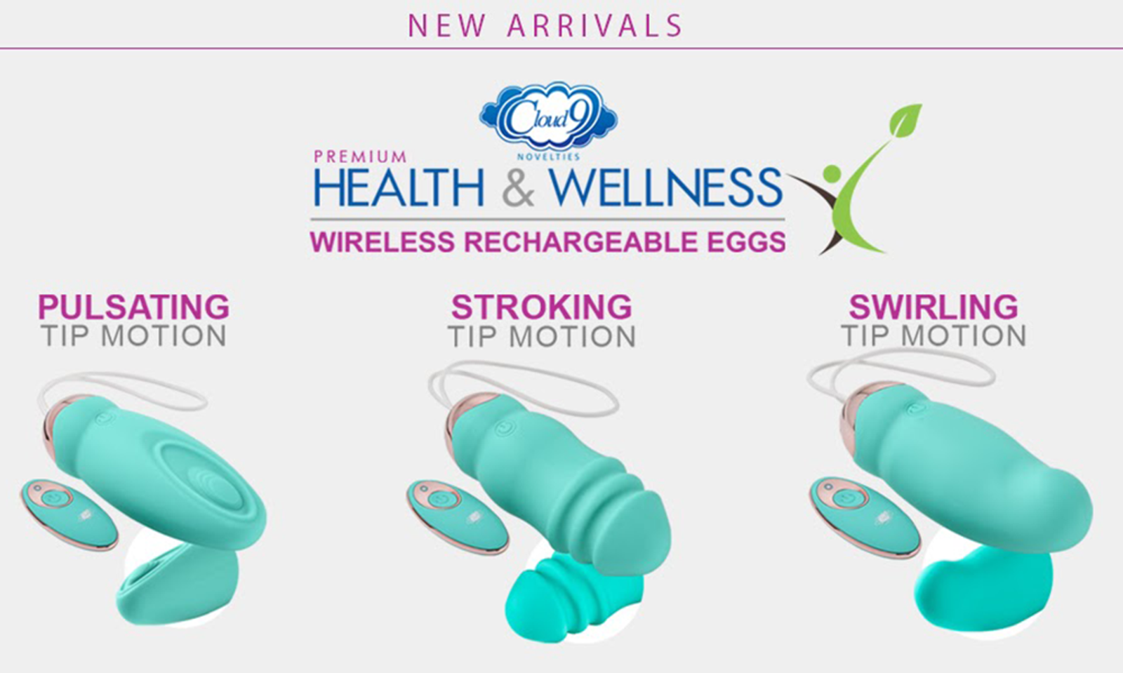 Cloud 9 Novelties Offering Health & Wellness Wireless Eggs