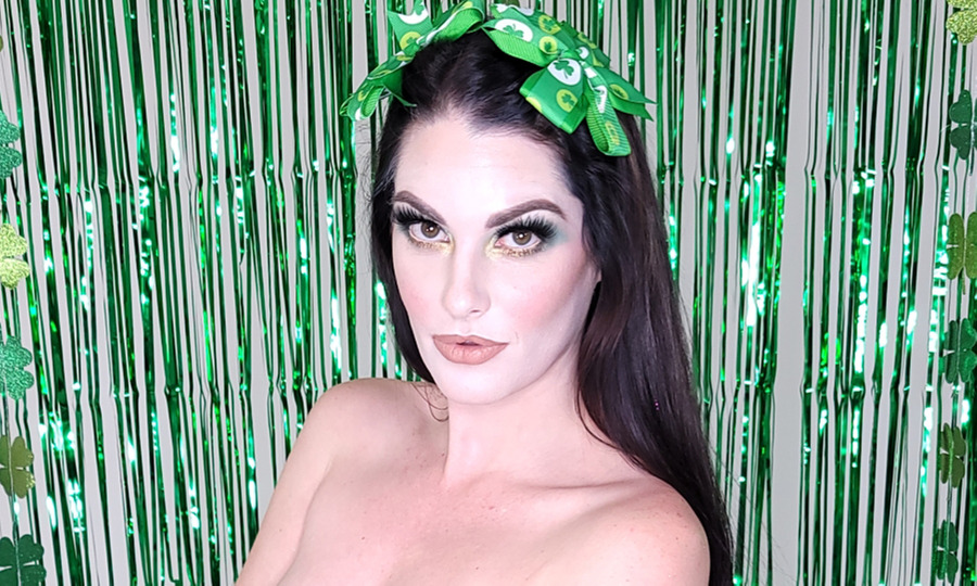Aria Khaide Features Holiday-Themed Content on St. Patrick's Day