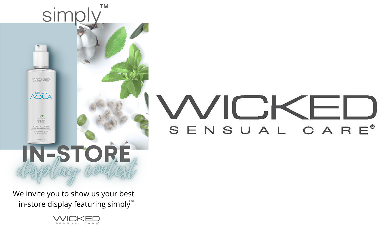 Wicked Sensual Care Launches Simply In-Store Display Contest