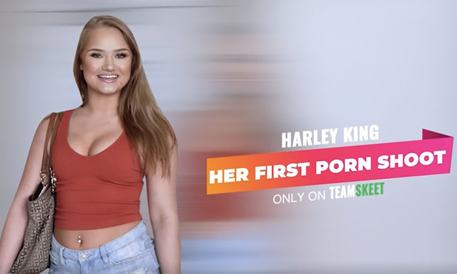 Team Skeet Lenses Harley King in Her Porn Debut