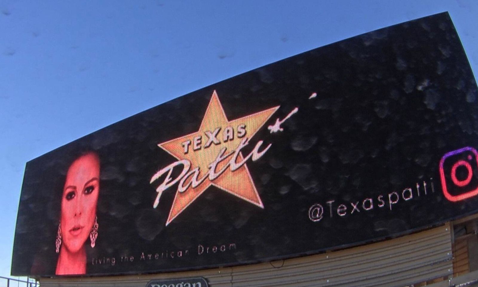 Texas Patti Gets Her Own Billboard on the Vegas Strip