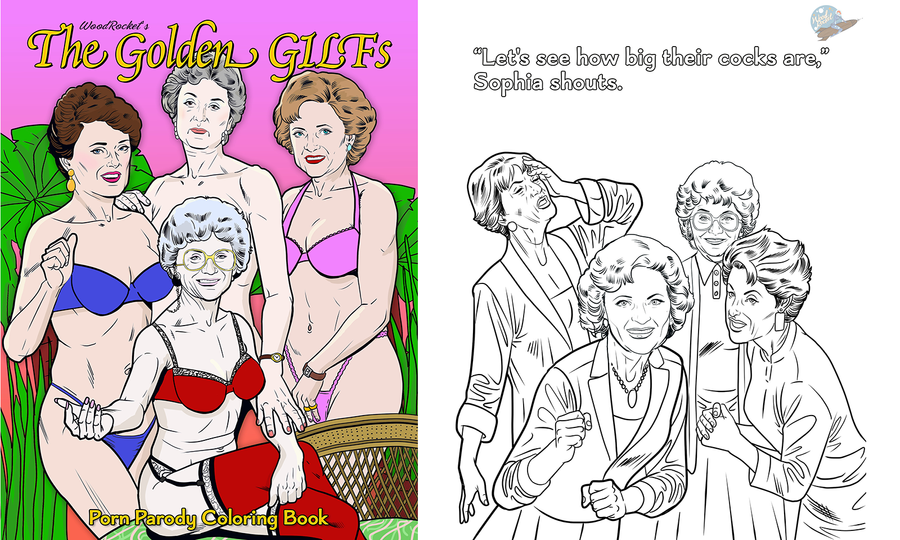 WoodRocket's 'Golden GILFs' Coloring Book Parodies 'Golden Girls'