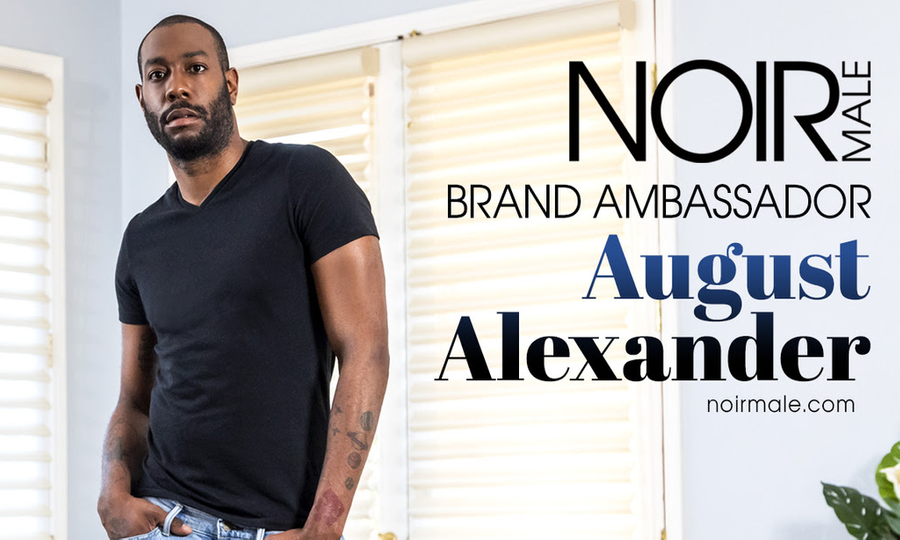 Noir Male Selects August Alexander as Spring Brand Ambassador