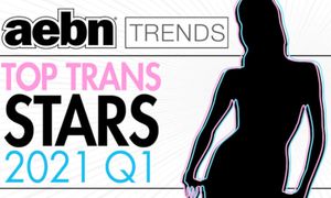 Casey Kisses Leads AEBN's Top Ten List of Trans Performers