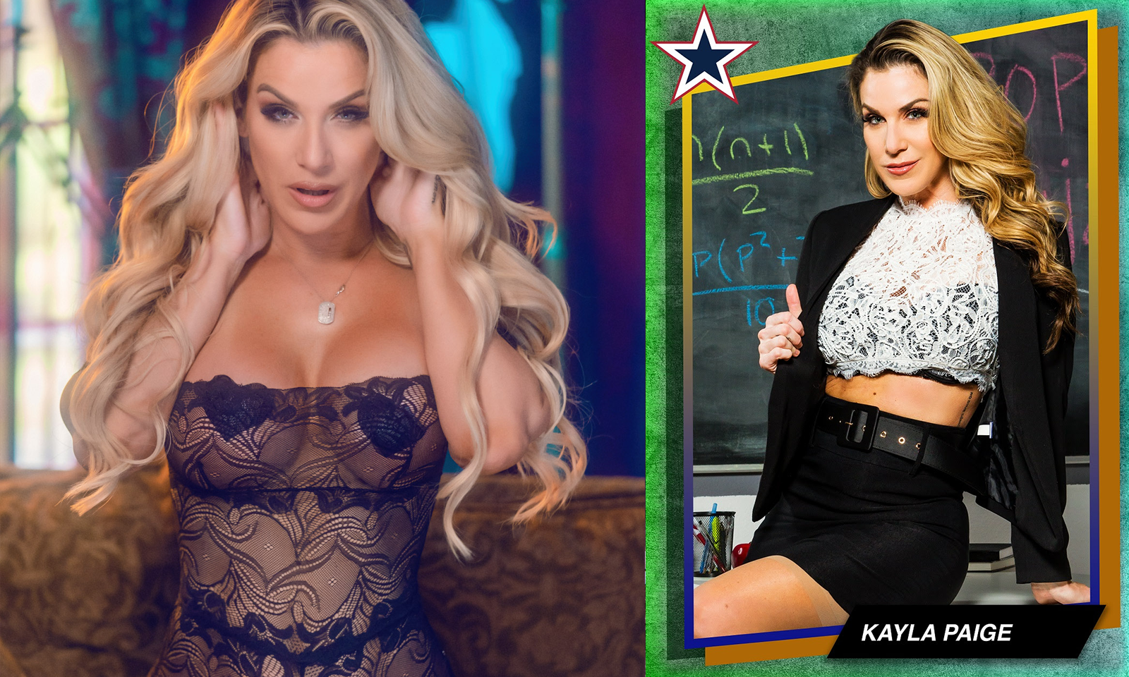 Kayla Paige, Naughty America Offer 2 Trading Cards as NFTs