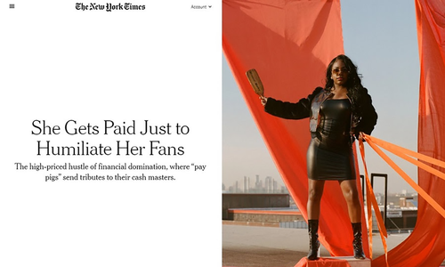 'New York Times' Profiles Mistress Marley