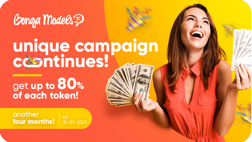 BongaCams Enters Third Month of Token Promo Campaign