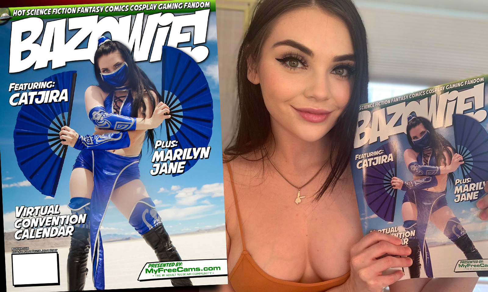 Catjira Mortal Kombat Cosplay Showcased in 'Bazowie!' Magazine