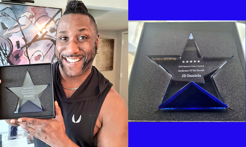 Raven's Eden Performer of the Decade JD Daniels Celebrates Win