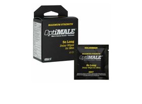 OptiMale So Long Delay Wipes for Men