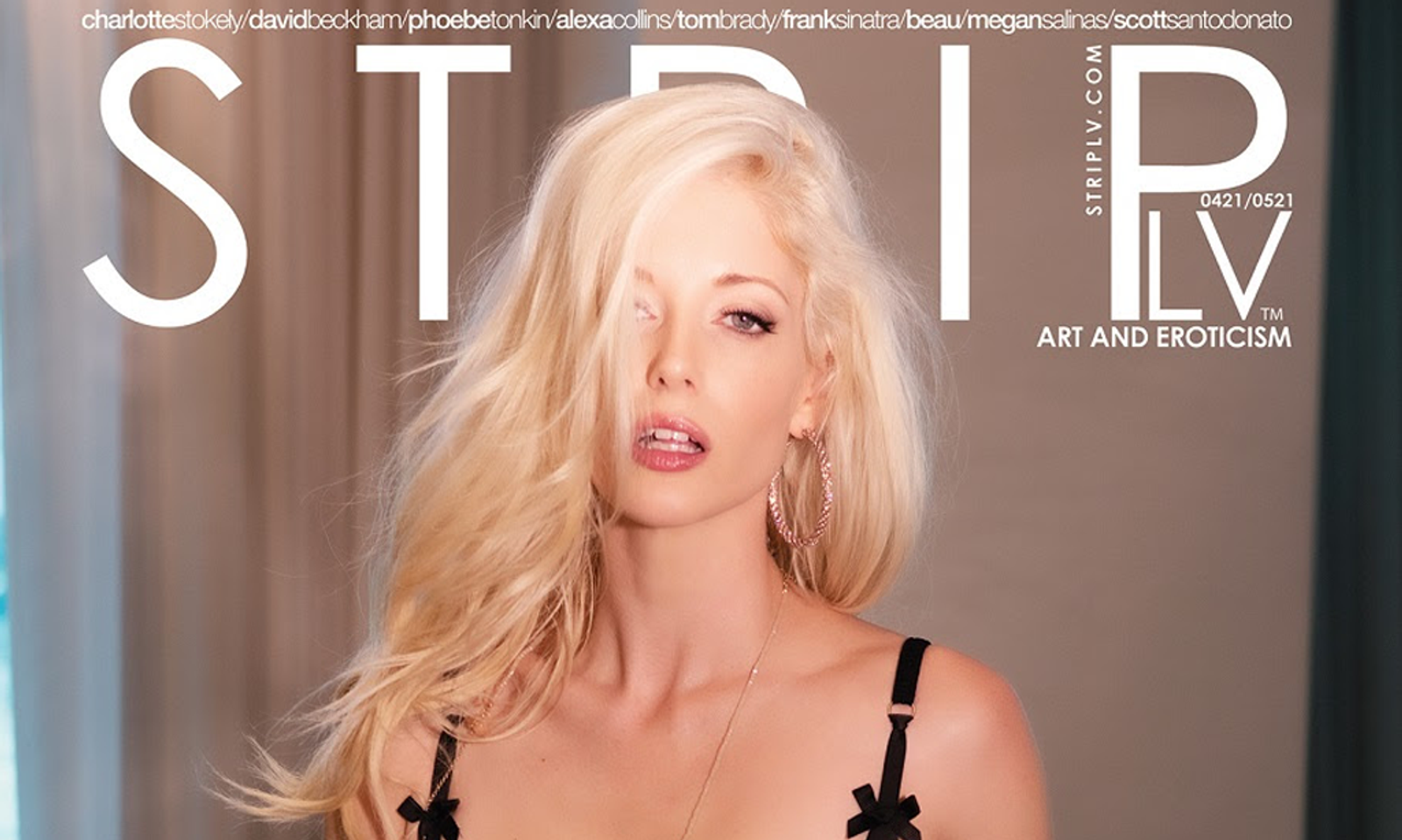 Charlotte Stokely Lands Cover of 'STRIPLV Magazine'