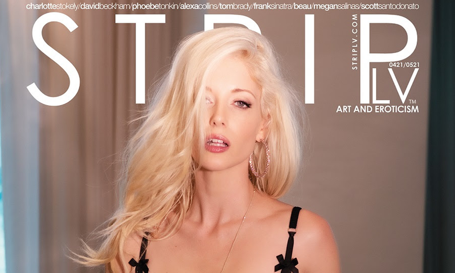 Charlotte Stokely Lands Cover of 'STRIPLV Magazine'