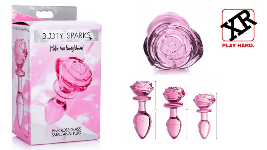 XR Brands Releases New Pink Glass Rose Plugs From Booty Sparks