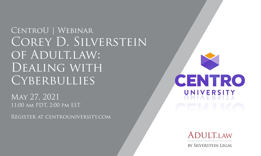 Corey D. Silverstein to Hold Cyberbullying Seminar on CentroU