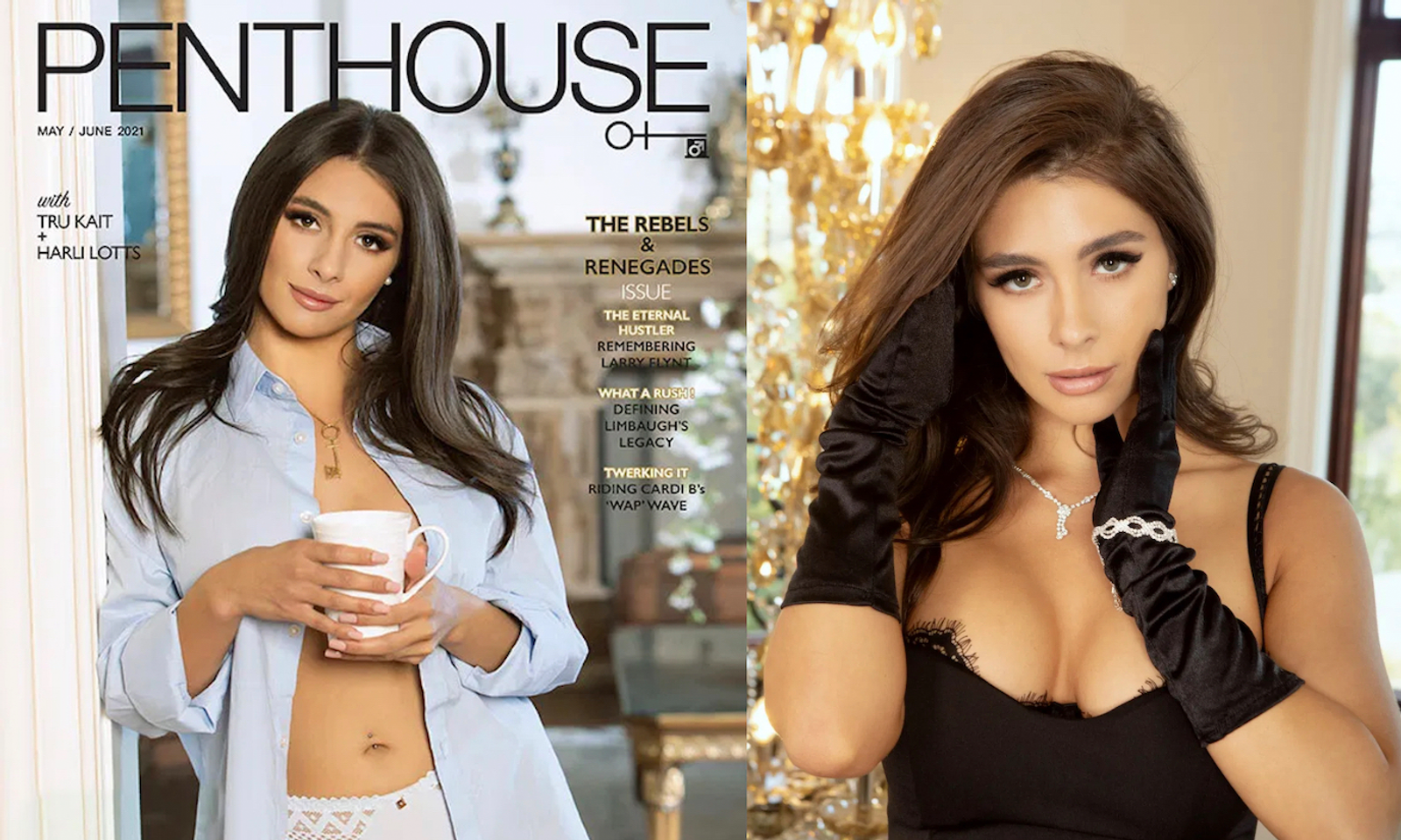 Tru Kait Named 'Penthouse' Pet of the Month