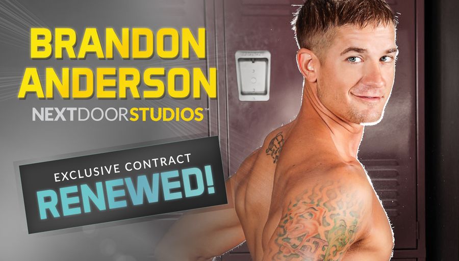 Brandon Anderson Renews Exclusive Contract With Next Door Studios