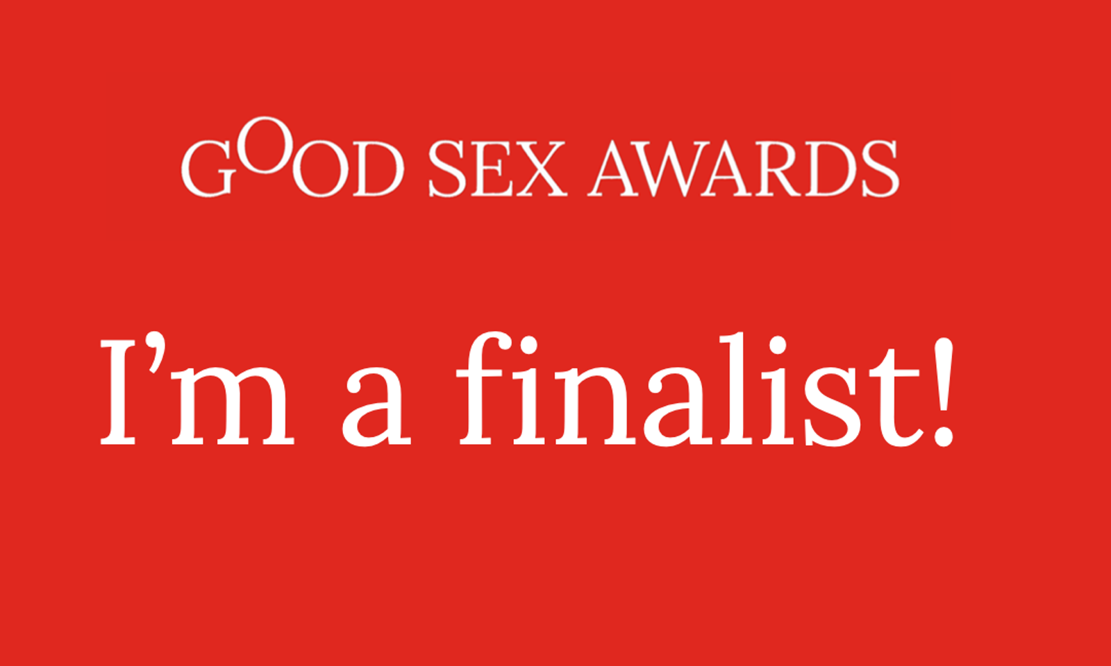 Finalists Announced for Inaugural Good Sex Awards