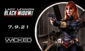 1st Pics of Lacy Lennon in 'Black Widow' Costume Get Big Response