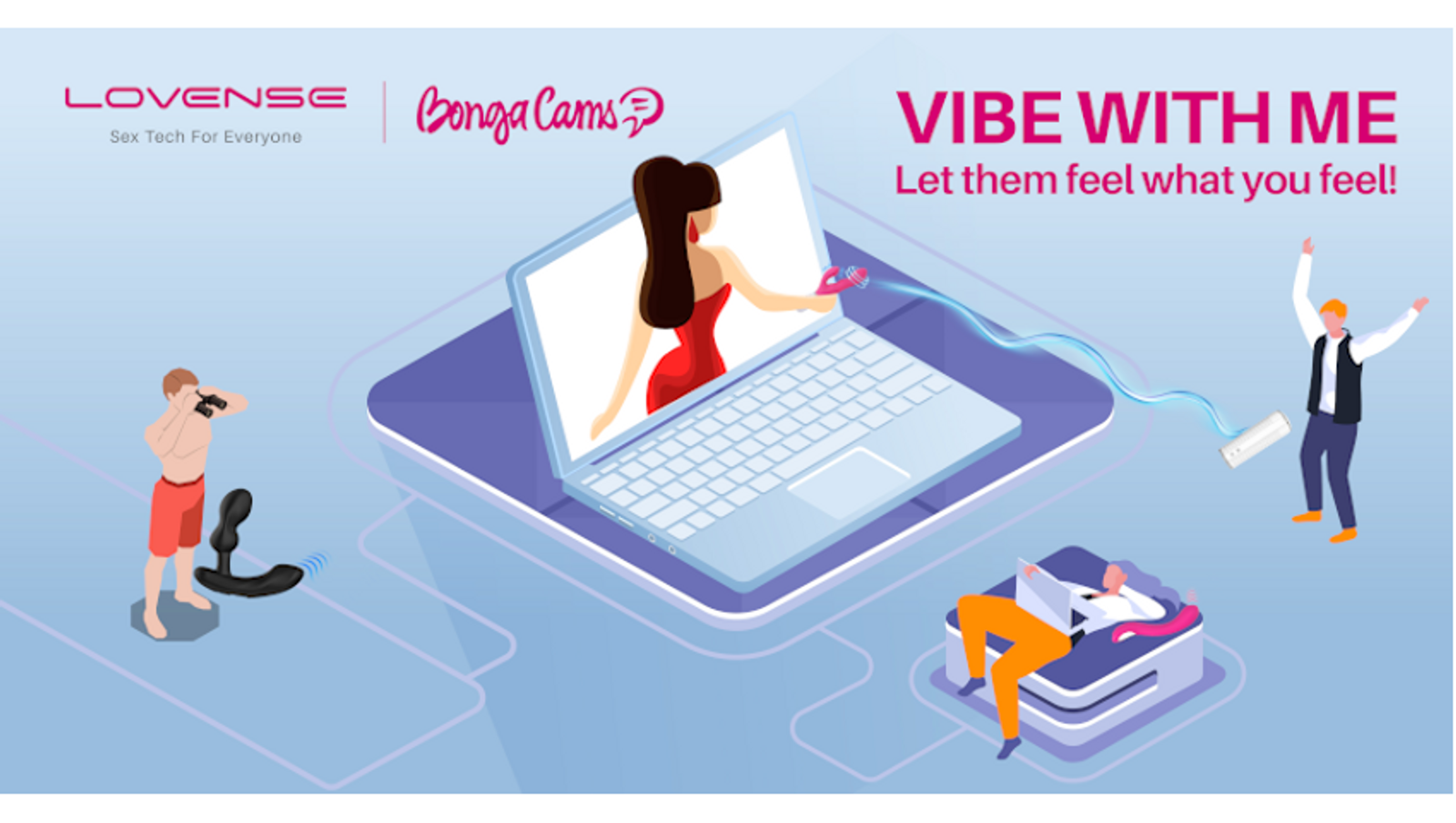 Lovense Partners With BongaCams for 'Vibe With Me'