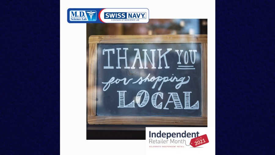 Swiss Navy Supports Independent Retailer Month