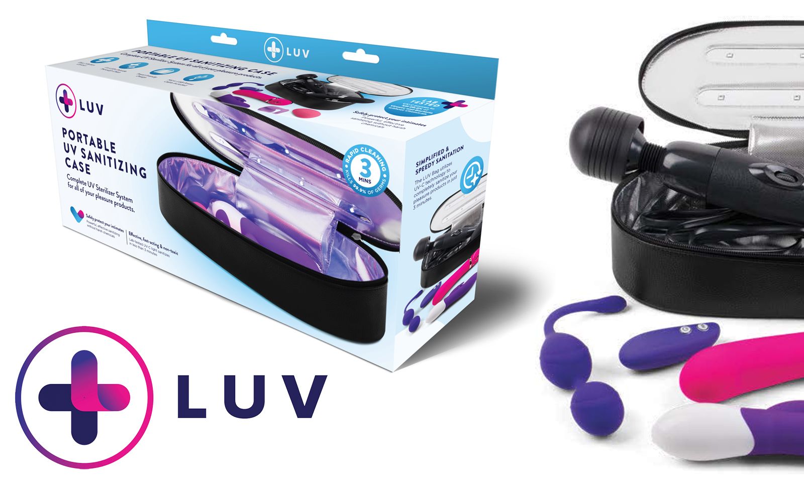 XGen Ships New LUV Portable UV Sanitizing Case